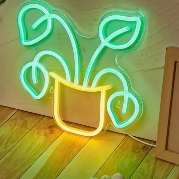 Neon Light up plant - Picture 3 of 6